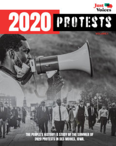 Just Voices 2020 Protest Booklet Cover Image Only